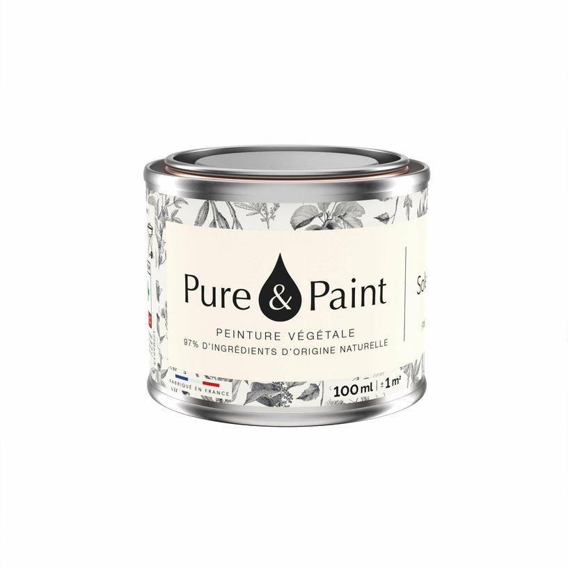 Peinture végétale velouté Soleil d'hiver 100ML - Pure & Paint - The Cool Republic