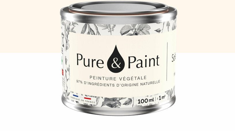 Peinture végétale velouté Soleil d'hiver 100ML - Pure & Paint - The Cool Republic