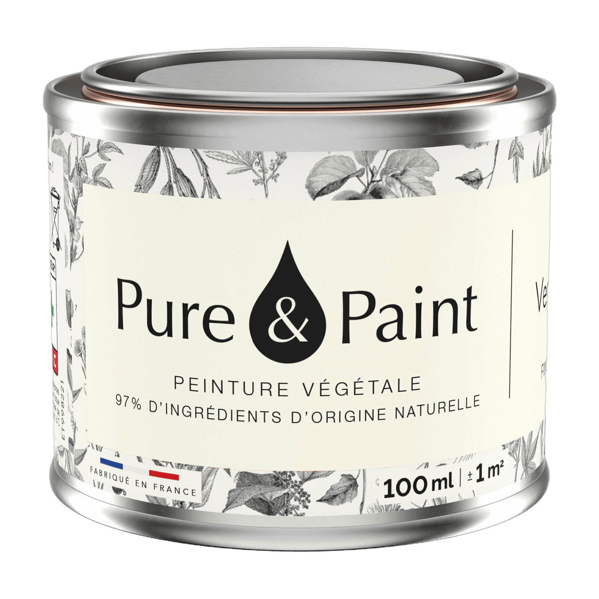 Vegetable paint velvety Green Jasmine 100ML - Pure & Paint - The Cool Republic
