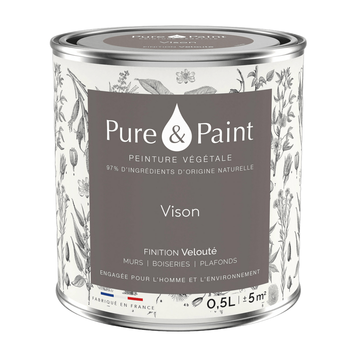 Mink velvet paint 0, 5L - Pure & Paint - The Cool Republic