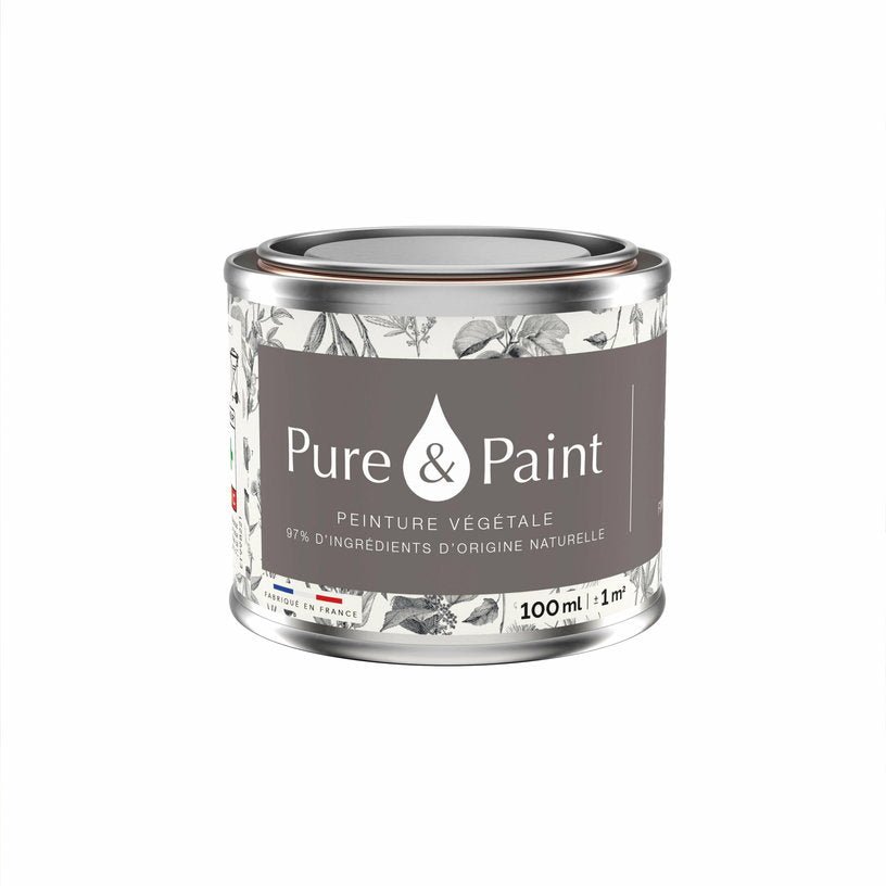 Peinture végétale velouté Vison 100ML - Pure & Paint - The Cool Republic