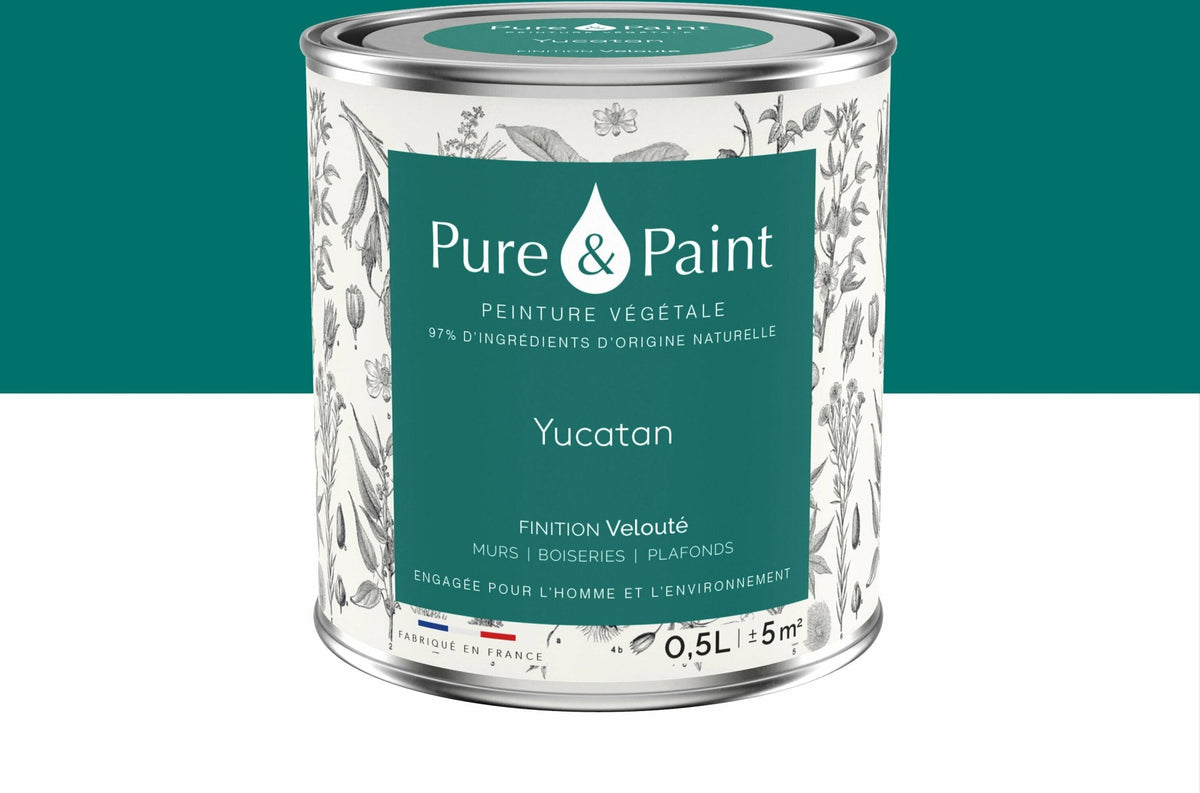 Velvet vegetable paint Yucatan 0, 5L - Pure & Paint - The Cool Republic