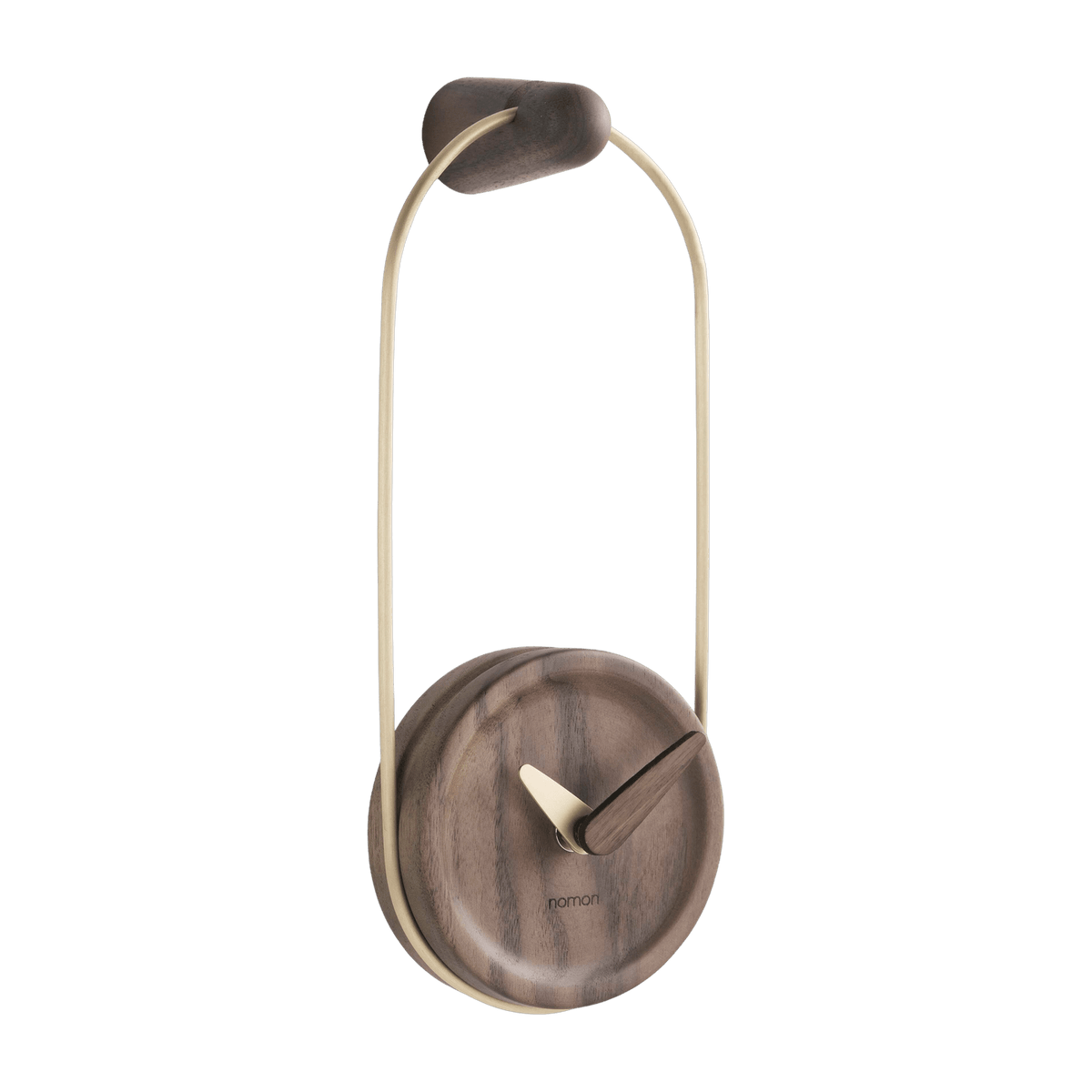 Pendule en noyer et laiton Micro Eslabón - Nomon - The Cool Republic