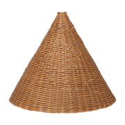 Small natural rattan lampshade 45 x 37 cm Dou - Ferm Living - The Cool Republic
