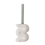 Small ceramic candlestick cream Ganache - Cosin Paris - The Cool Republic