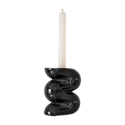 Small black ceramic candlestick Ganache - Cosin Paris - The Cool Republic