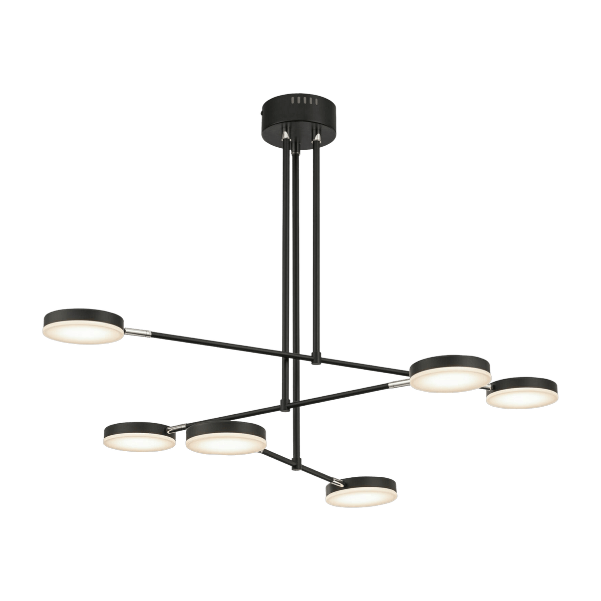 Petit lustre en métal noir Fad - Maytoni - The Cool Republic