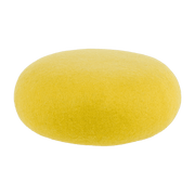 Petit pouf rond en laine vert-jaune S Kata - myfelt - The Cool Republic