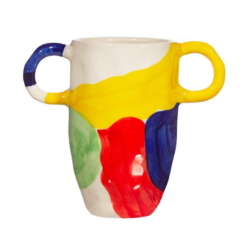 Petit vase en céramique art abstrait - Sass & Belle - The Cool Republic