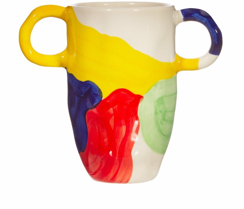 Petit vase en céramique art abstrait - Sass & Belle - The Cool Republic