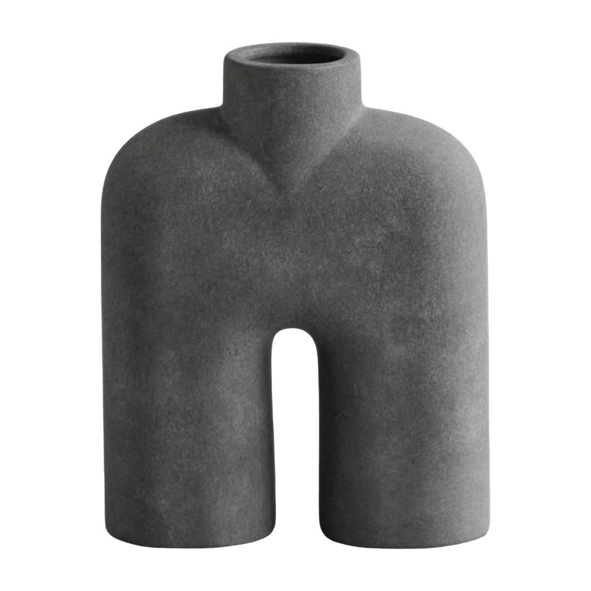 Petit Vase en céramique gris Cobra Tall - 101 Copenhagen - The Cool Republic