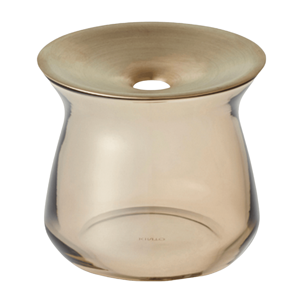 Petit vase en verre marron Luna - Kinto - The Cool Republic