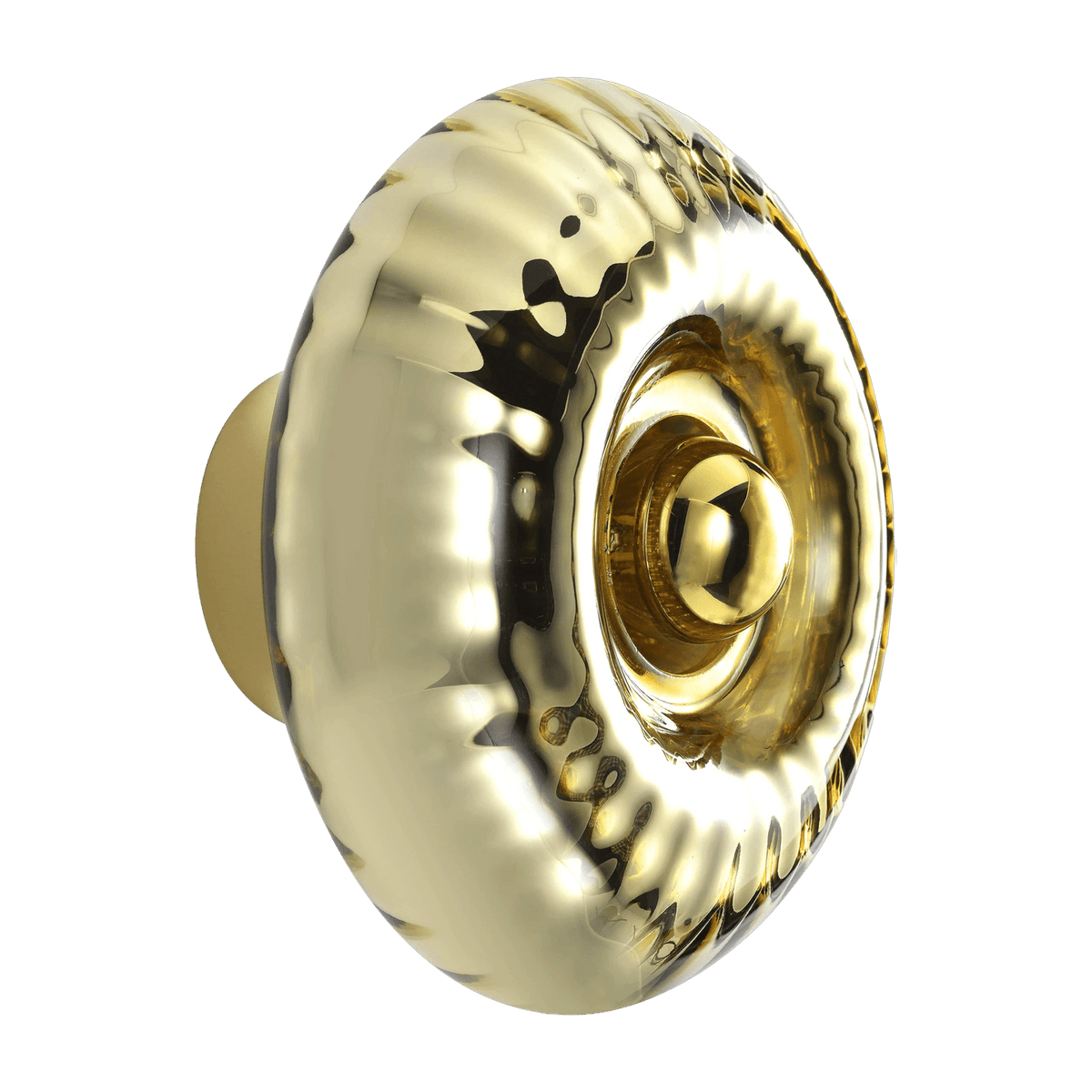 Petite applique en verre doré Grace - Elements Lighting - The Cool Republic