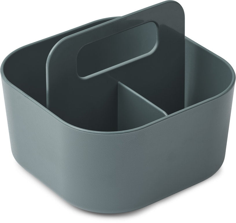 Petite boîte de rangement whale blue Hernandes - Liewood - The Cool Republic