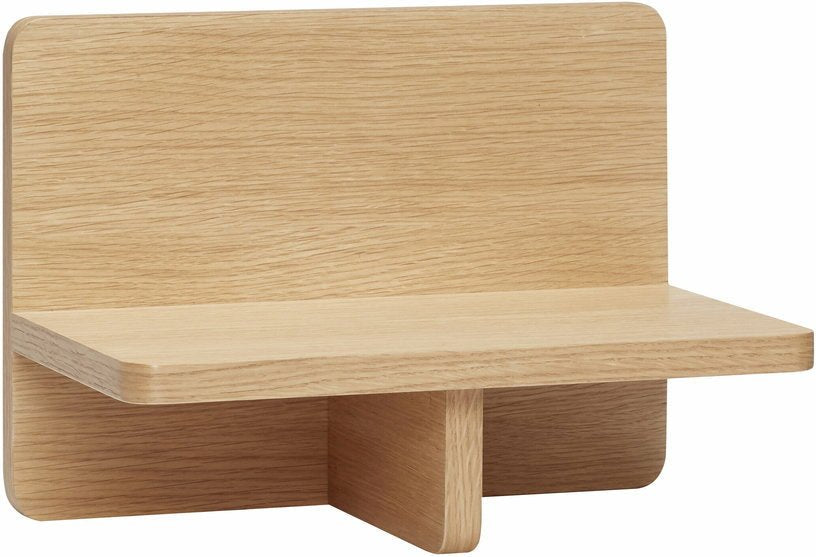 Petite étagère murale en bois de chêne - Hübsch - The Cool Republic
