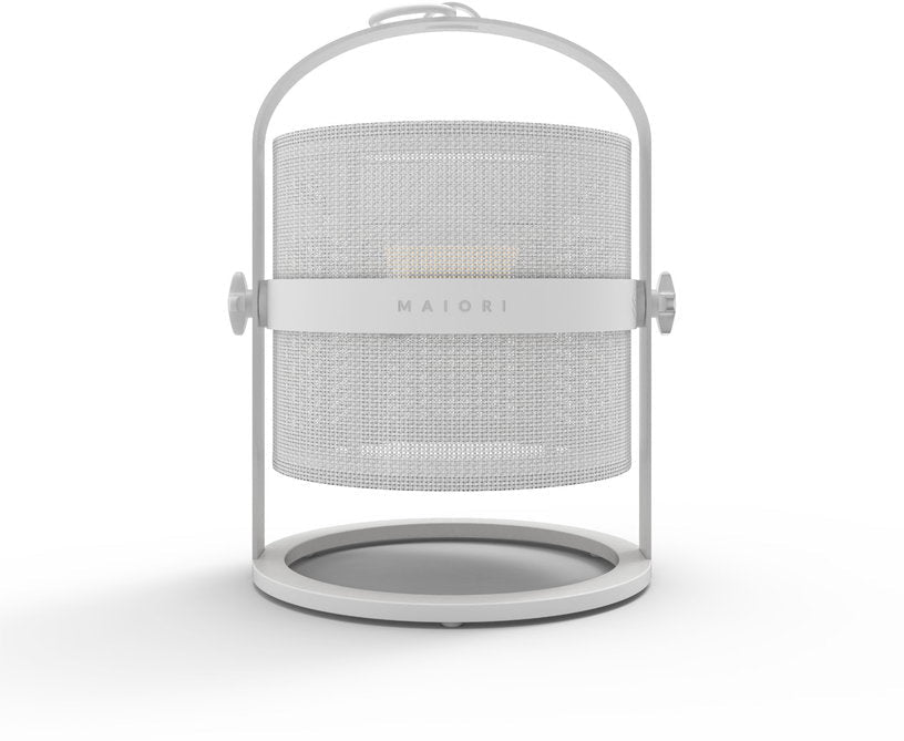 Petite lampe abat - jour blanc et cadre blanc La Lampe Petite - Maiori - The Cool Republic