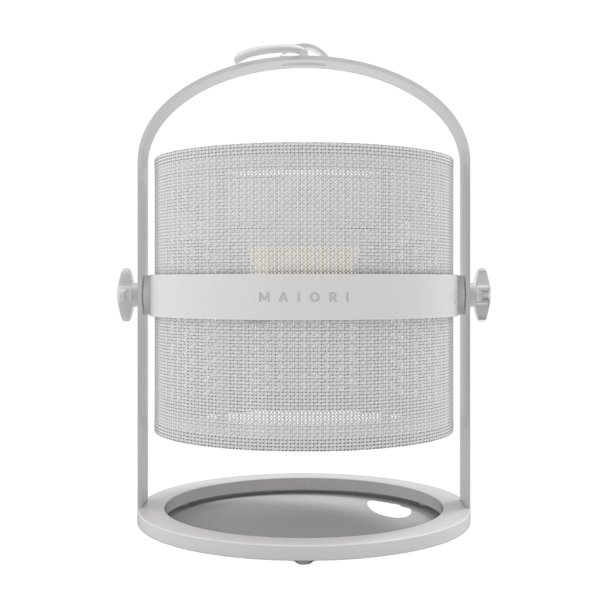 Petite lampe abat-jour blanc et cadre blanc La Lampe Petite - Maiori - The Cool Republic