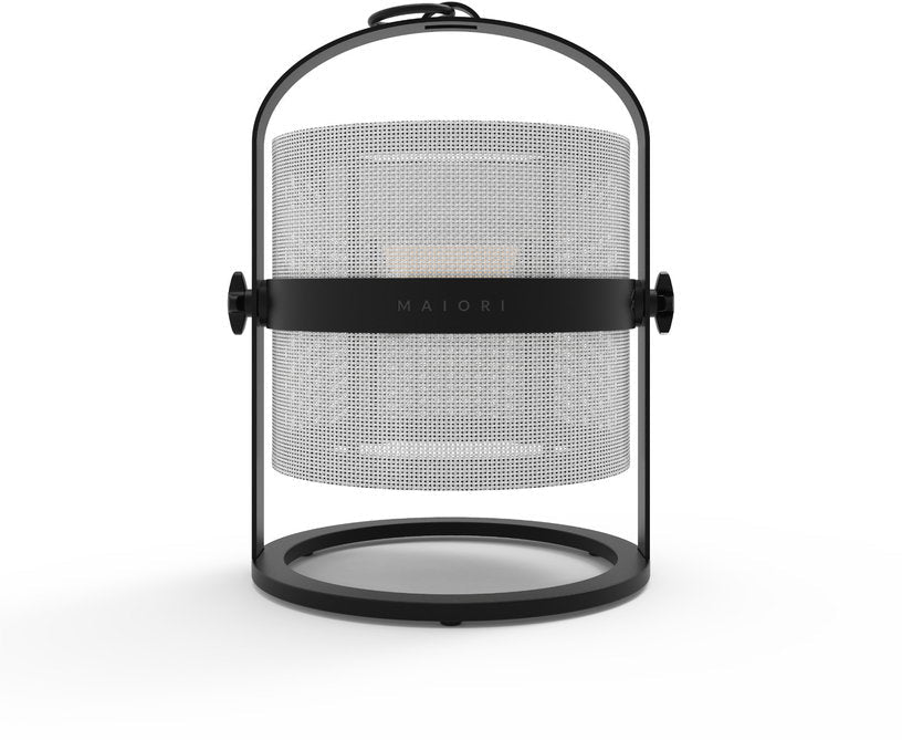 Petite lampe abat - jour blanc et cadre charbon La Lampe Petite - Maiori - The Cool Republic