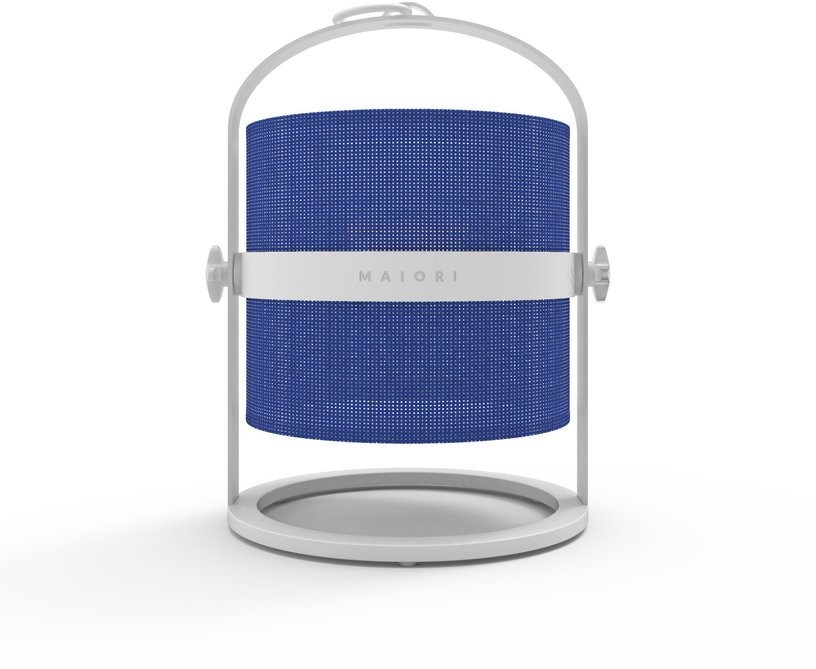 Petite lampe abat - jour bleu marine et cadre blanc La Lampe Petite - Maiori - The Cool Republic