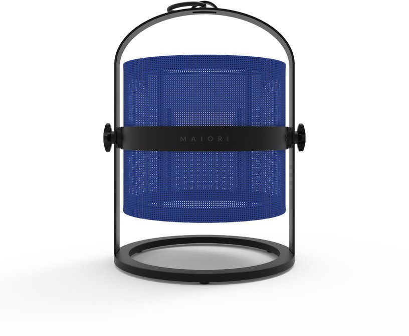Petite lampe abat - jour bleu marine et cadre charbon La Lampe Petite - Maiori - The Cool Republic