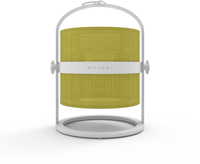 Petite lampe abat - jour citron et cadre blanc La Lampe Petite - Maiori - The Cool Republic
