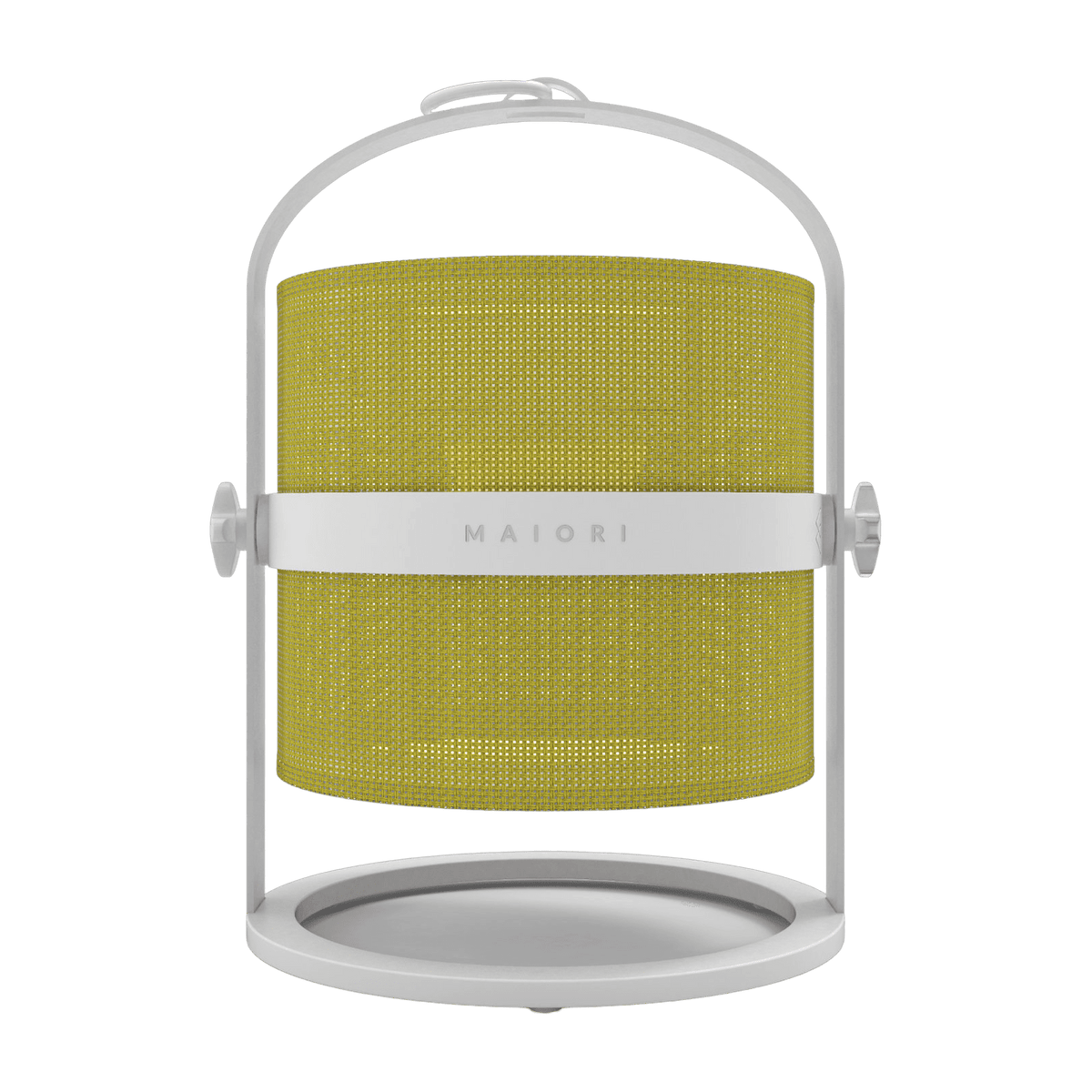 Petite lampe abat-jour citron et cadre blanc La Lampe Petite - Maiori - The Cool Republic