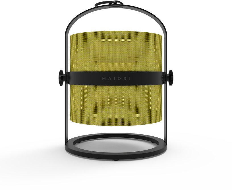 Petite lampe abat - jour citron et cadre charbon La Lampe Petite - Maiori - The Cool Republic