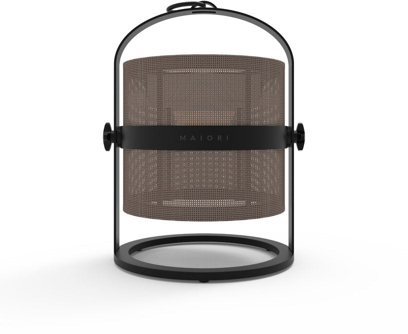 Petite lampe abat - jour taupe et cadre charbon La Lampe Petite - Maiori - The Cool Republic