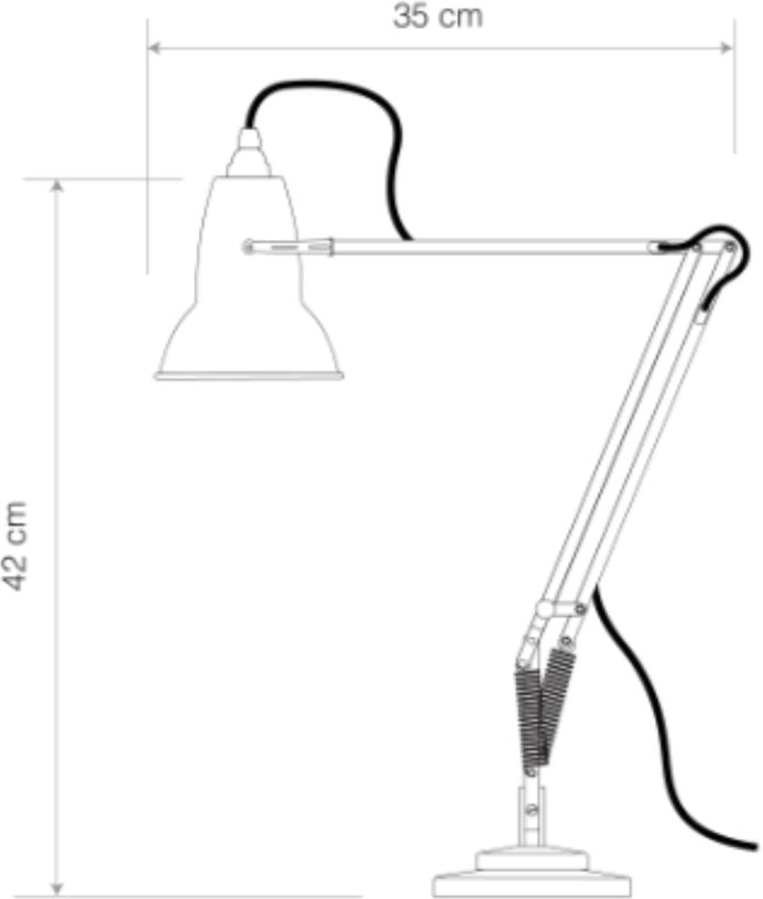 Petite lampe de bureau noire 50 cm Original 1227 Mini - Anglepoise - The Cool Republic