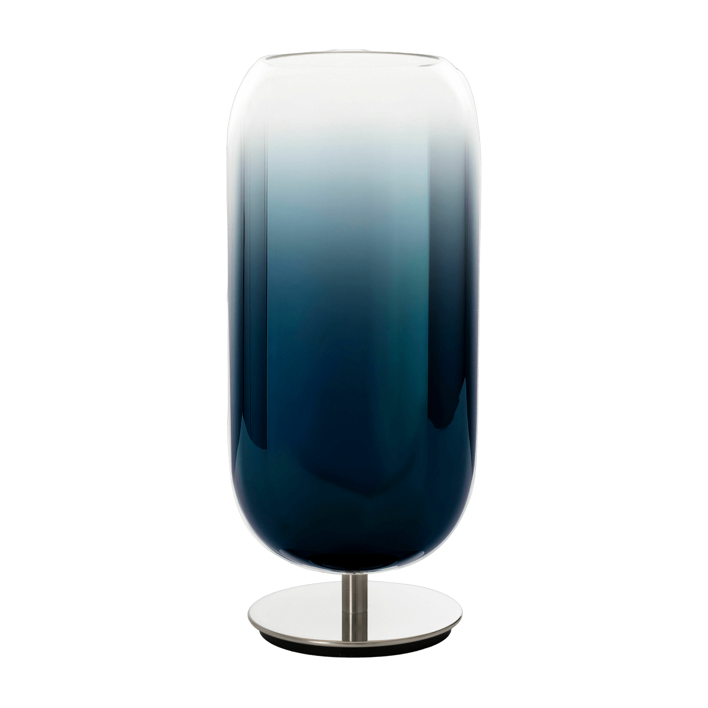 Petite lampe de table bleue Gople - Artemide - The Cool Republic