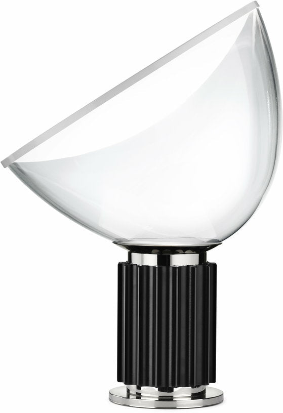 Petite lampe de table design en métal noir Taccia - Flos - The Cool Republic
