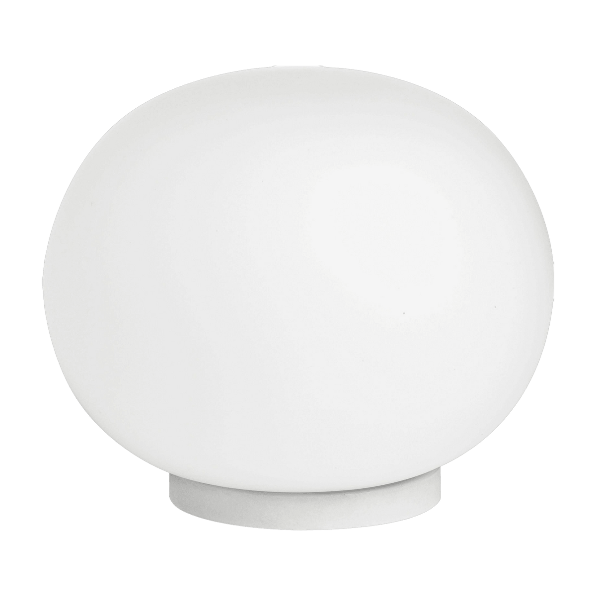 Petite lampe de table design en verre opalin 11,2 x 9 cm Glo-Ball - Flos - The Cool Republic