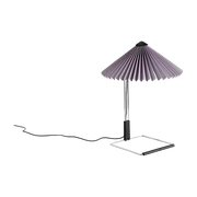 Petite lampe de table lavande et acier miroir Matin - HAY - The Cool Republic