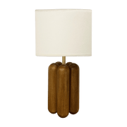 Petite lampe en bois et coton Charlotte - Cosin Paris - The Cool Republic