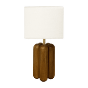 Petite lampe en bois et lin Charlotte - Cosin Paris - The Cool Republic