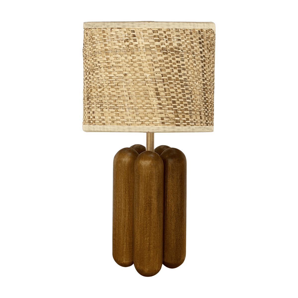 Small lamp in wood and raphia Charlotte - Cosin Paris - The Cool Republic