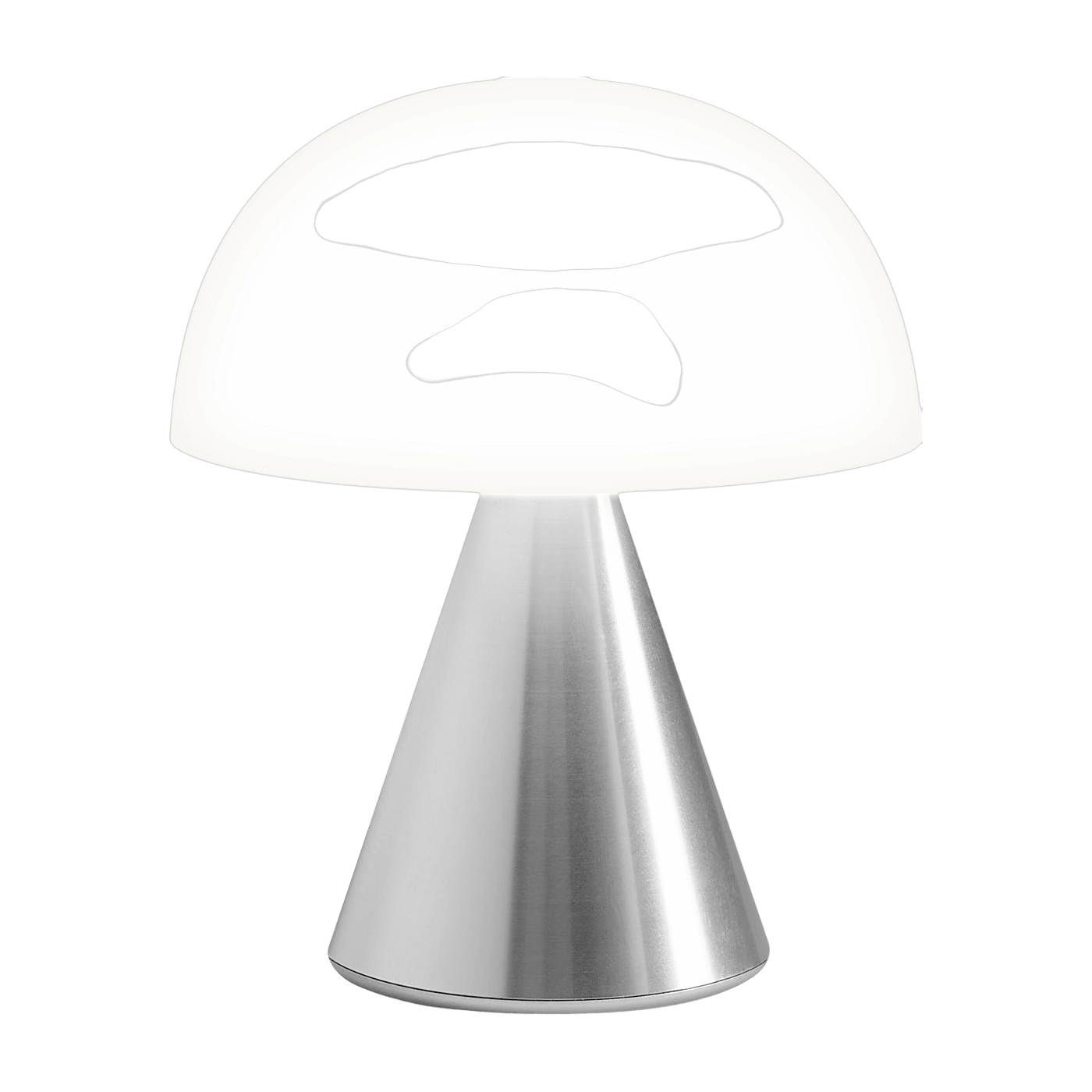 Petite lampe LED argentée Mina - Lexon Design - The Cool Republic