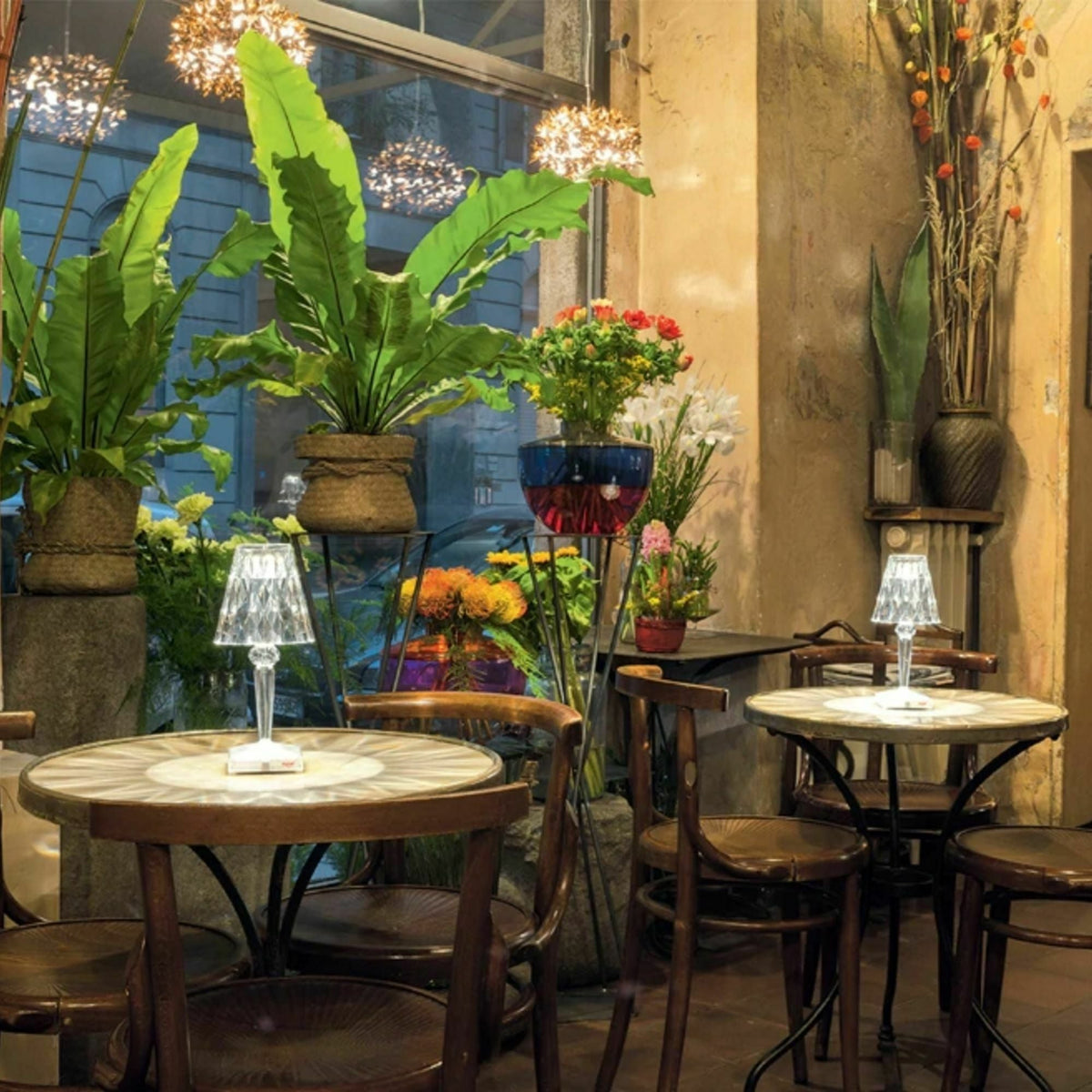 Petite lampe sans fil LED argentée Battery - Kartell - The Cool Republic