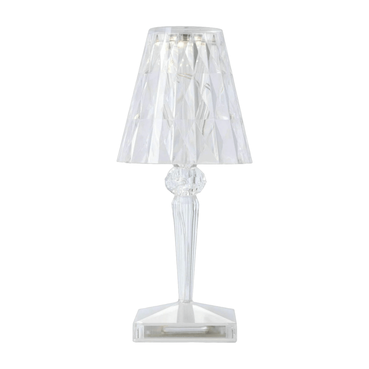 Petite lampe sans fil LED transparente Battery - Kartell - The Cool Republic