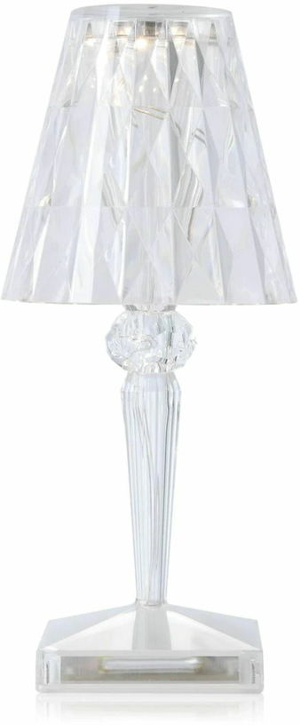 Petite lampe sans fil LED transparente Battery - Kartell - The Cool Republic