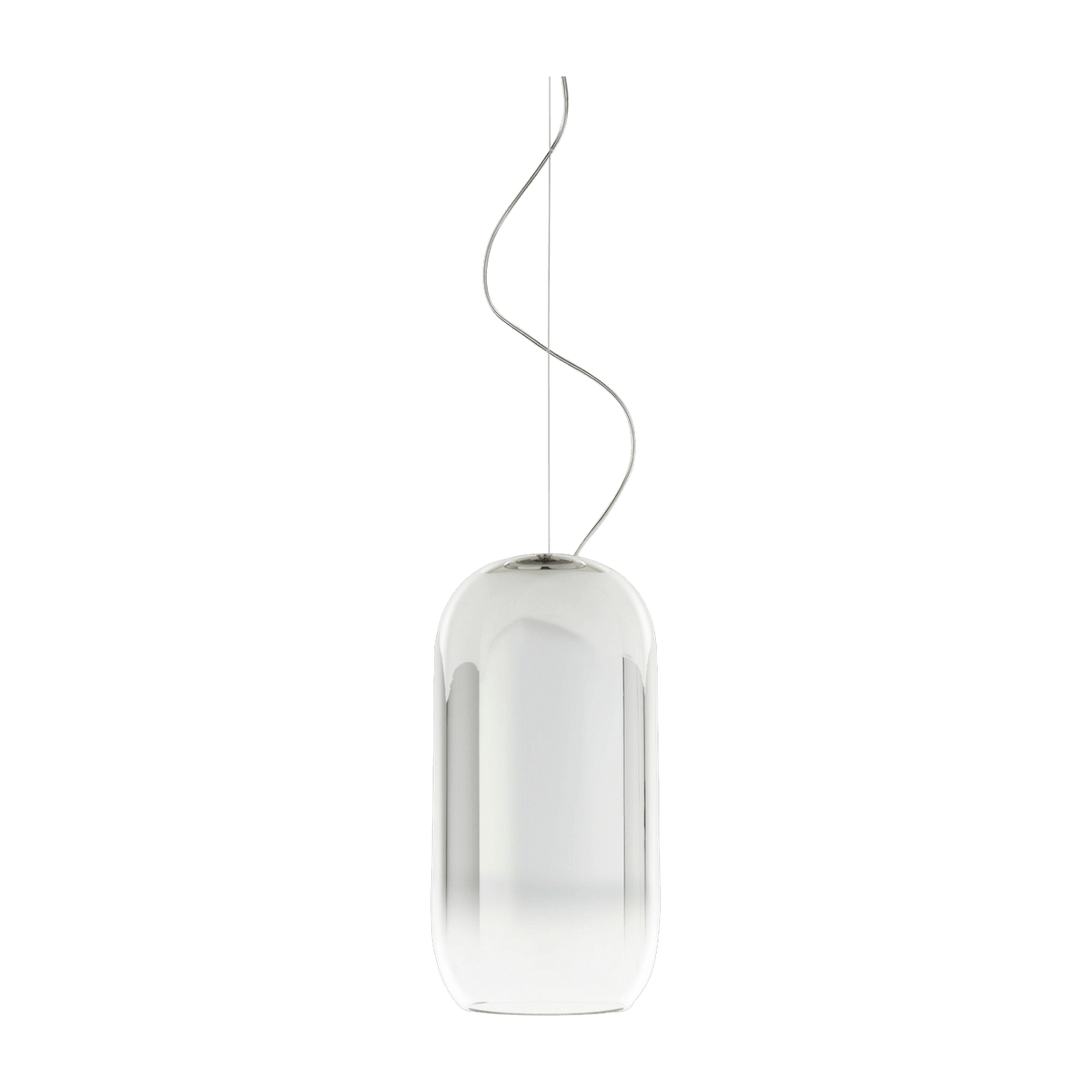 Petite suspension argentée Gople - Artemide - The Cool Republic