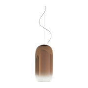 Petite suspension marron cuivrée Gople - Artemide - The Cool Republic