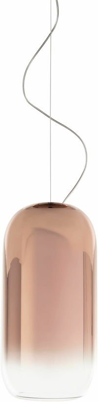 Petite suspension rose métallique Gople - Artemide - The Cool Republic