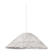 Petite suspension rotin blanche Satelise - Forestier - The Cool Republic