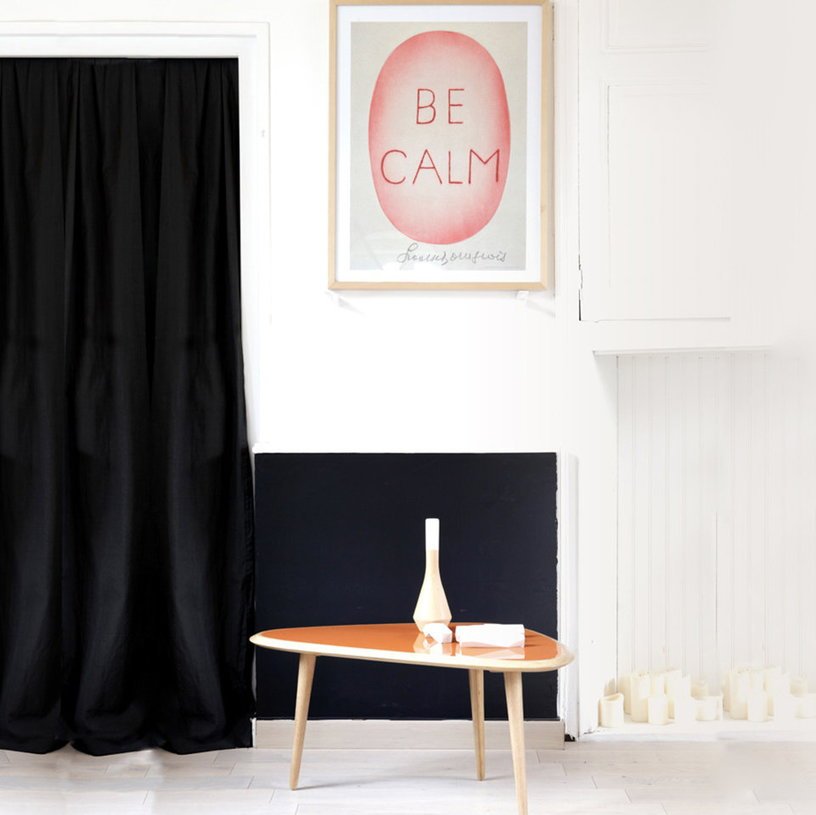 Petite table basse bleu peacock Fifties - RED Edition - The Cool Republic