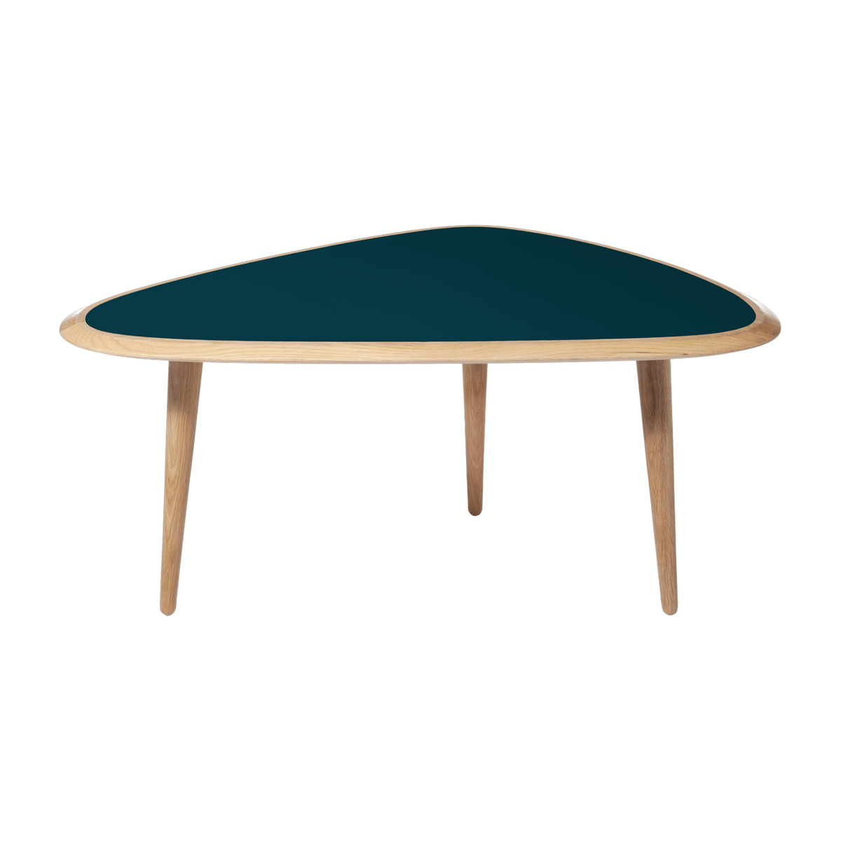 Petite table basse bleu peacock Fifties - RED Edition - The Cool Republic