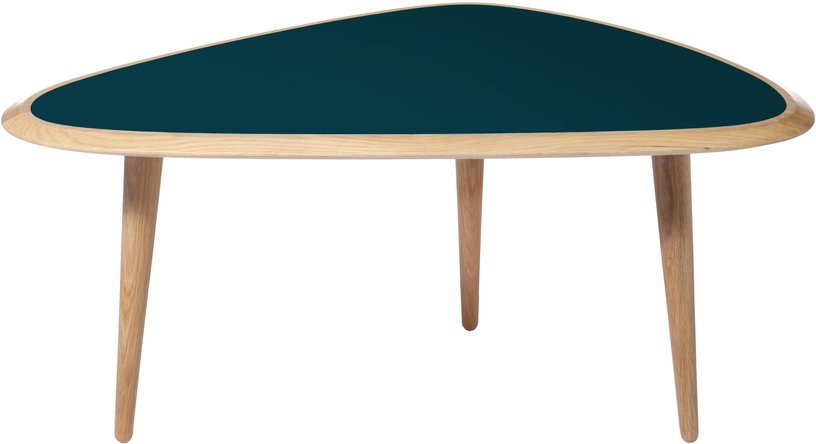 Petite table basse bleu peacock Fifties - RED Edition - The Cool Republic