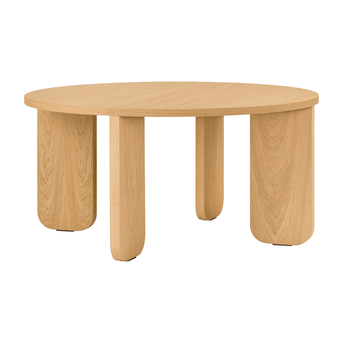 Small coffee table ronde oak color "chêne" 30 x 55 Kuvu - Noo. ma - The Cool Republic