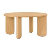 Small coffee table ronde oak color "chêne" 30 x 55 Kuvu - Noo. ma - The Cool Republic