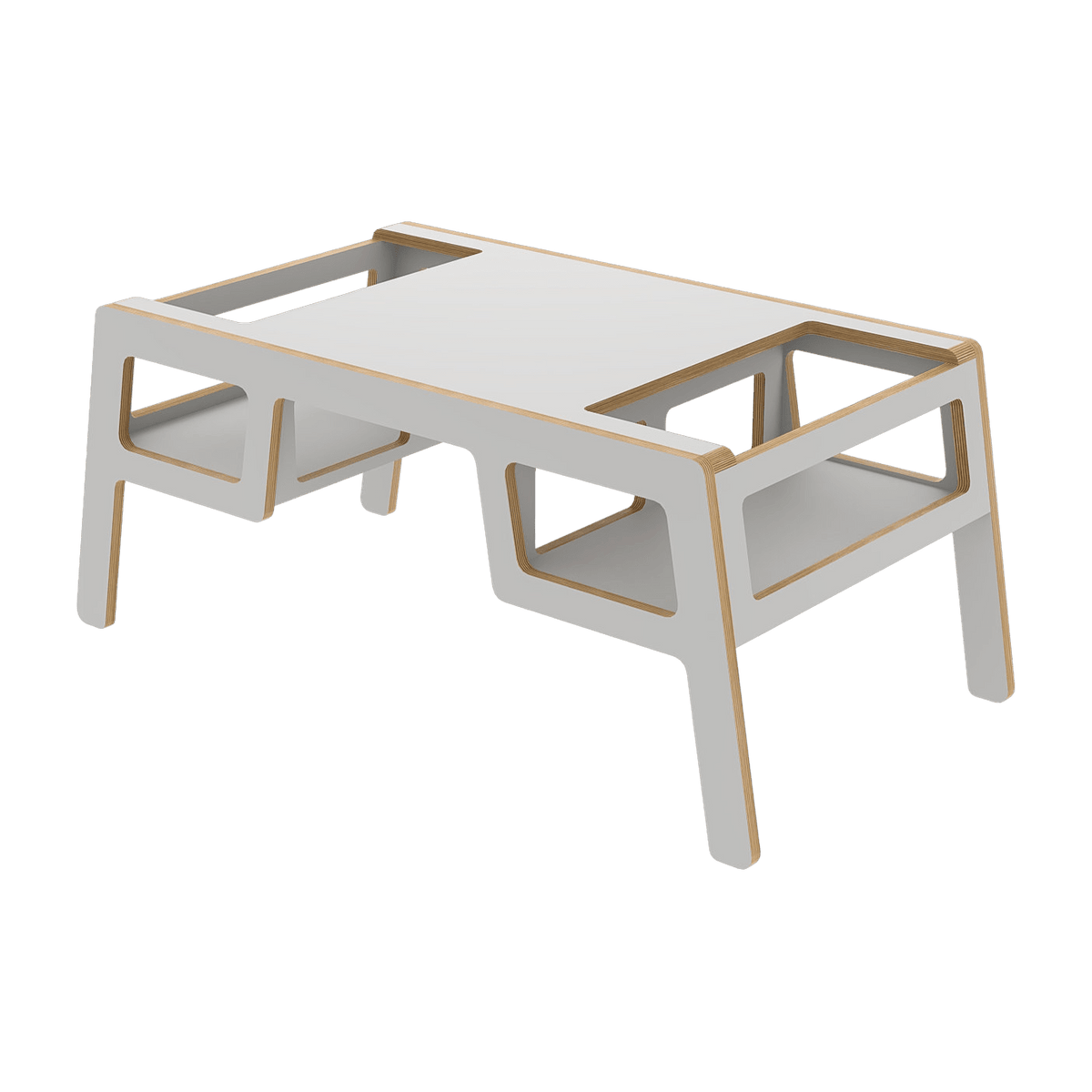 Petite table grise double Flex - Nuki Shop - The Cool Republic